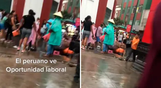 TikTok: hombre emprende con negocio de protector de lluvias.