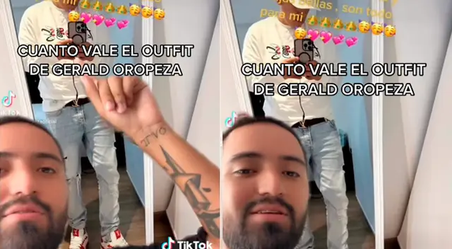 Gerald Oropeza viste ropas muy costosas.