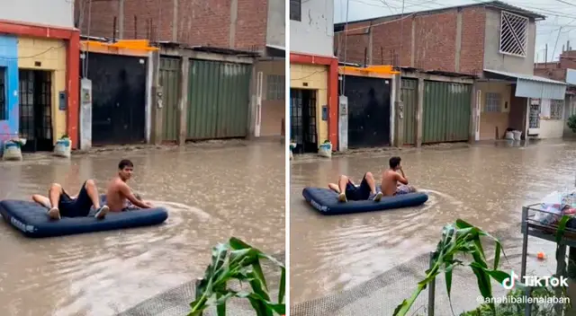 Jóvenes le restan importancia a las inundaciones.