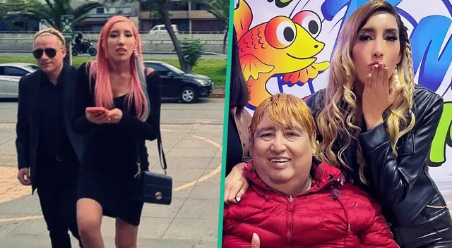 Cinthia Gutiérrez llega hasta sede de Ministerio de Cultura para velar a su padre.