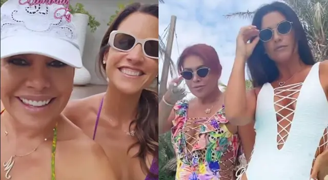 ¡Magaly Medina y María Pía juntas como hermanitas. ¡Magaly Medina y María Pía juntas como hermanitas.