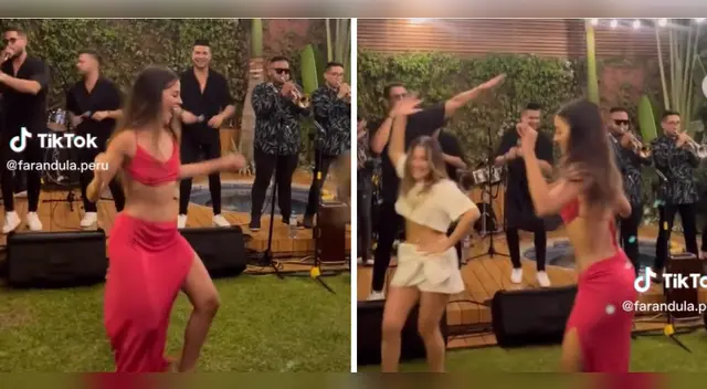 Luciana Fuster en la fiesta de compromiso de Ale Fuller. Luciana Fuster en la fiesta de compromiso de Ale Fuller.