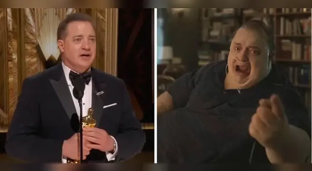 Brendan Fraser ganó a 'Mejor actor' en los Oscar 2023.