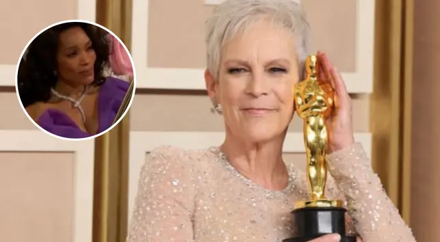 Al parecer a Angela Bassett no le gustó que Jamie Lee Curtis ganara el Oscar. Al parecer a Angela Bassett no le gustó que Jamie Lee Curtis ganara el Oscar.