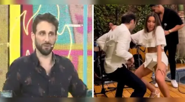 Rodrigo González se burla de Alessandra Fuller.