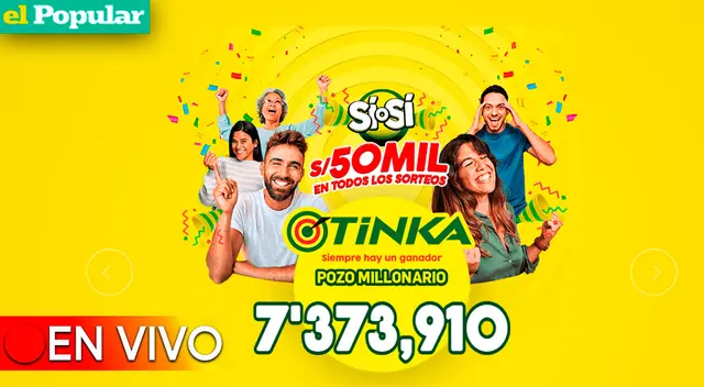 Conoce el nuevo monto del pozo millonario de La Tinka.