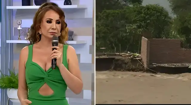 En América Hoy, Janet Barboza se mostró bastante afectada por la gran cantidad de familias afectadas por las fuertes lluvias tras el ciclón. En América Hoy, Janet Barboza se mostró bastante afectada por la gran cantidad de familias afectadas por las fuertes lluvias tras el ciclón.