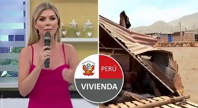 Brunella Horna estalló contra el Ministerio de Vivienda.