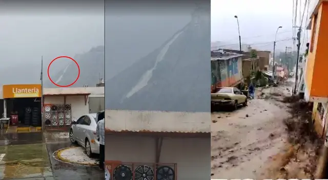 Quebradas se activan en Chosica tras fuertes lluvias de anoche. Quebradas se activan en Chosica tras fuertes lluvias de anoche.