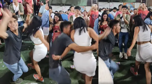 Baile de los jóvenes peruanos al ritmo de huayno se hizo viral en las redes sociales. Baile de los jóvenes peruanos al ritmo de huayno se hizo viral en las redes sociales.