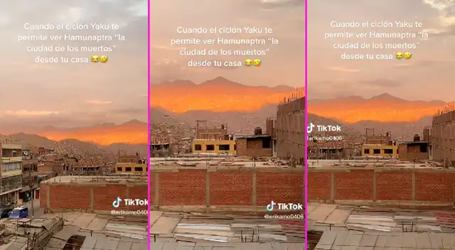 La joven no imaginó que el paisaje de su ventana sería viral en TikTok.