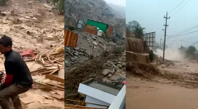 Vecinos piden ayuda debido a que se encuentran atrapados y sin luz en sus casas.