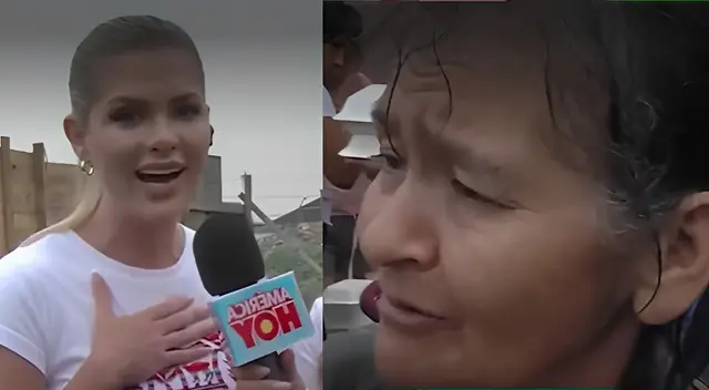 Brunella Horna se compromete a apoyar a 'mamita' damnificada que necesita medicinas Brunella Horna se compromete a apoyar a 'mamita' damnificada que necesita medicinas