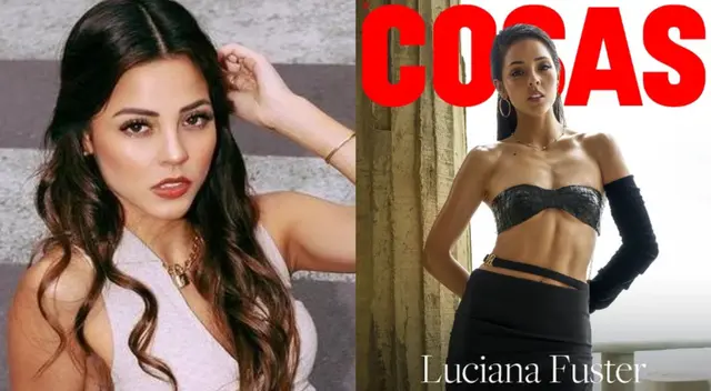 Luciana Fuster se luce en la portada de la revista 'Cosas'.