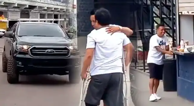 Christian Cueva tuvo un buen gesto en Matute.