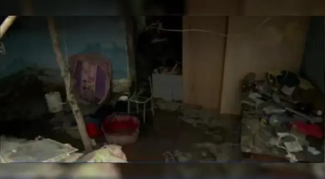Vivienda de estibador destruido por los huaicos en Lambayeque.