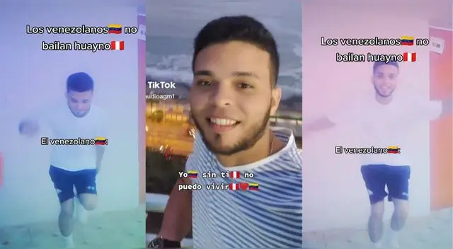 El venezolano se robó el show al ritmo del huayno y en TikTok lo aplauden.