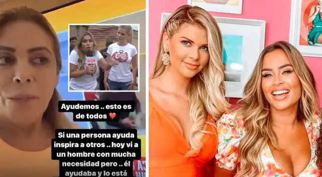 Gisela Valcárcel se pronunció tras críticas a América Hoy por exponer ayuda social.