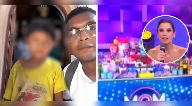 Niño damnificado en Chincha es sorprendido por María Pía. Niño damnificado en Chincha es sorprendido por María Pía.