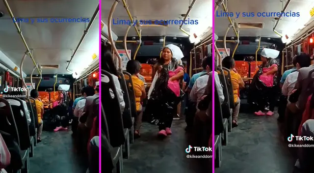 La señora arrasó en TikTok con su increíble atuendo. La señora arrasó en TikTok con su increíble atuendo.