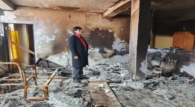 El presidente de la Corte de Puno, Juan Ticona visitó locales judiciales siniestrados