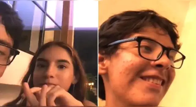 Los muchachos estaban en el balcón y como jugando uno lanzó una peculiar pregunta que 'respondió' el cielo.