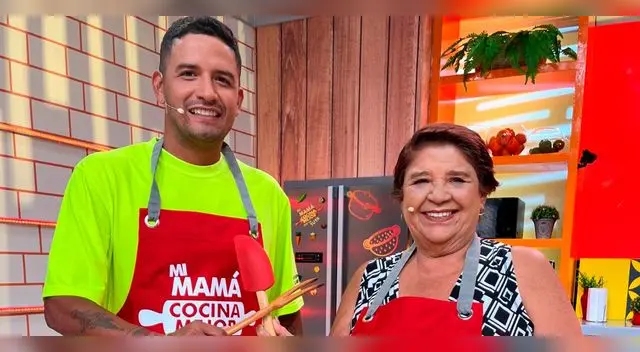 Con su mamita hizo locuras en la cocina. Con su mamita hizo locuras en la cocina.