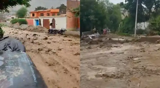 Nuevo desborde pone en alerta al distrito de Chaclacayo.