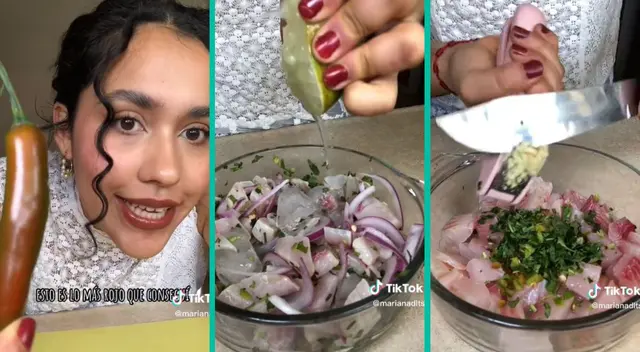 Conocida tiktoker sorprendió la curiosa forma como preparó el típico platillo.