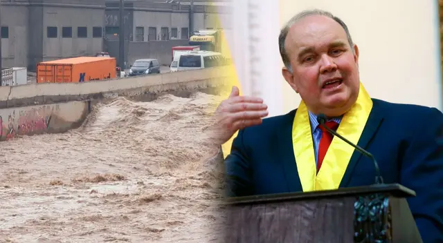 Rafael López Aliaga aseguró que desborde del río Rímac no se dará.