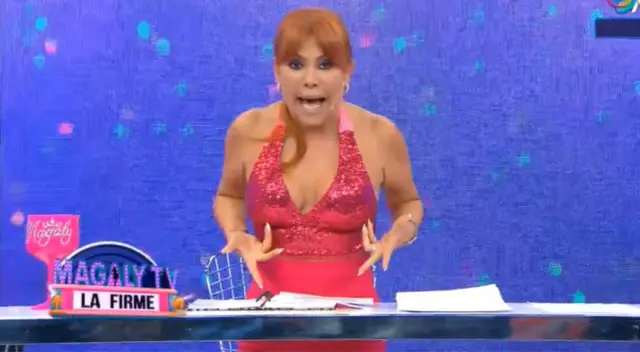 Magaly Medina explotó contra su equio de producción