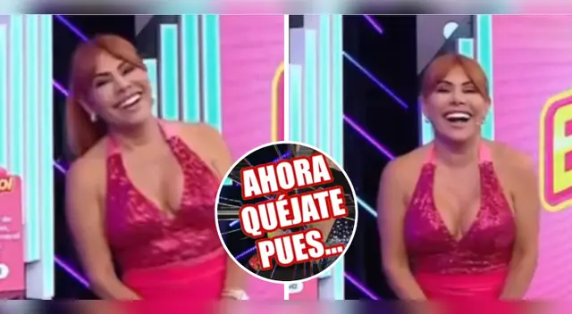 Magaly Medina se ríe de la venganza de su producción.