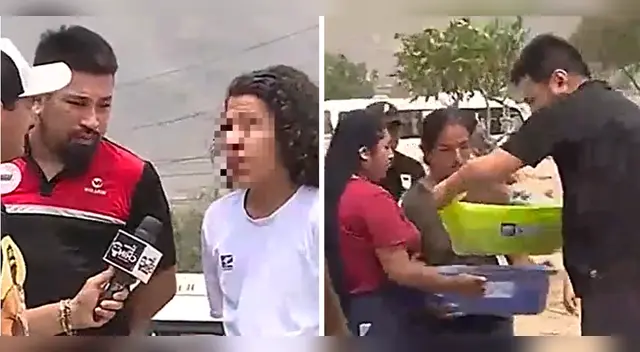 Aldo Miyashiro lleva ayuda a los damnificados por huaicos.