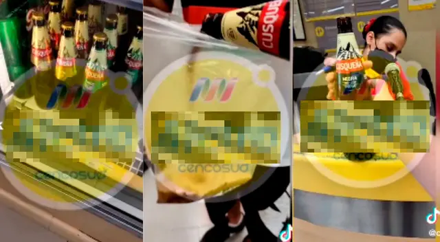 Solo era permitido llevarse el contenido más no el envase.