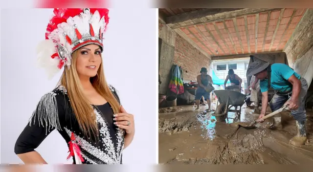 Ruth Karina se suma a las donaciones para damnificados por huaicos.