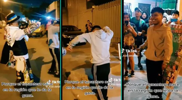 Joven sorprendido el día de su cumpleaños con emotivo baile.