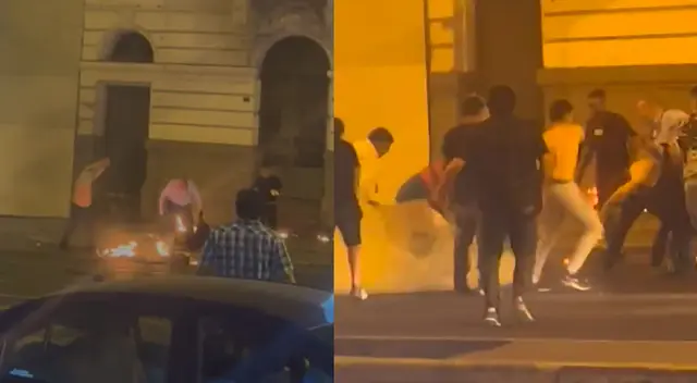 Intento de feminicidio en  Plaza Dos de Mayo