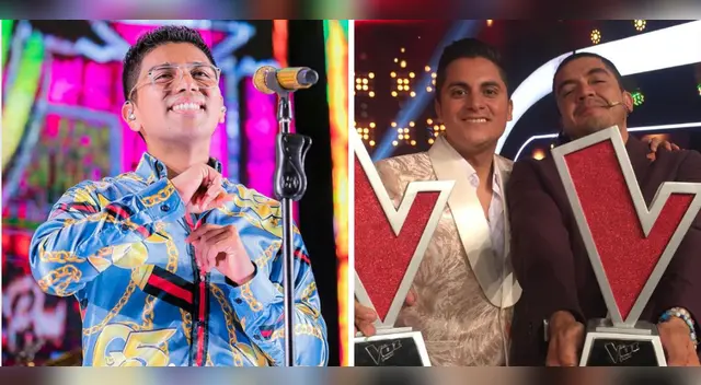 Christian Yaipén felicita a su cantante por ganar en La Voz Perú.