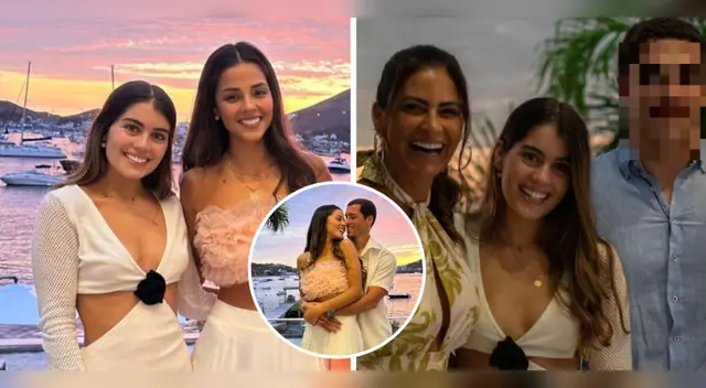 Luciana Fuster estuvo en la pedida de mano de Mafer Parodi.