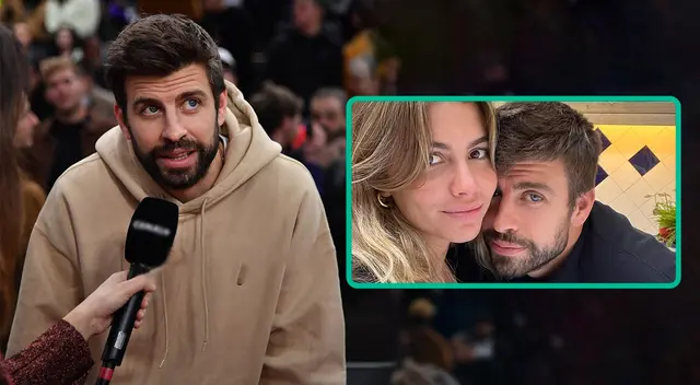 Gerard Piqué señaló que se encuentra muy bien con Clara Chía.