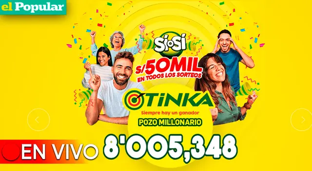 Mira el resultado de la Tinka de este miércoles 22 de marzo de 2023.