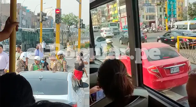 Vehículos que circularon por la vía del Metropolitano recibieron su papeleta. Vehículos que circularon por la vía del Metropolitano recibieron su papeleta.