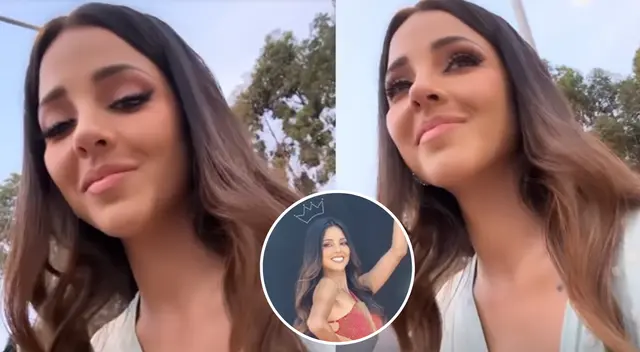 Luciana Fuster emocionada con el apoyo de sus seguidores.