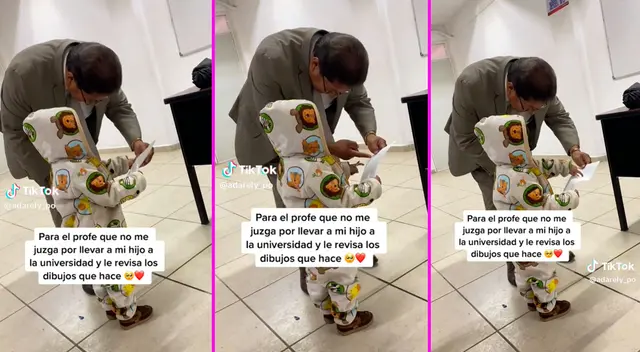El noble gesto del profesor ha conmovido los corazones de miles en TikTok. El noble gesto del profesor ha conmovido los corazones de miles en TikTok.