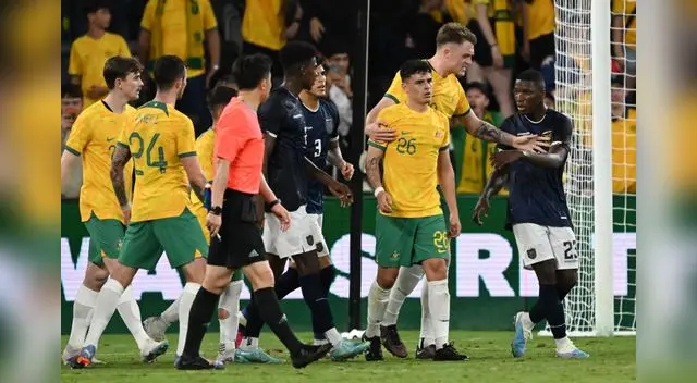 El encuentro se tornó por momentos muy tenso y en donde los australinos sacaron ventaja.