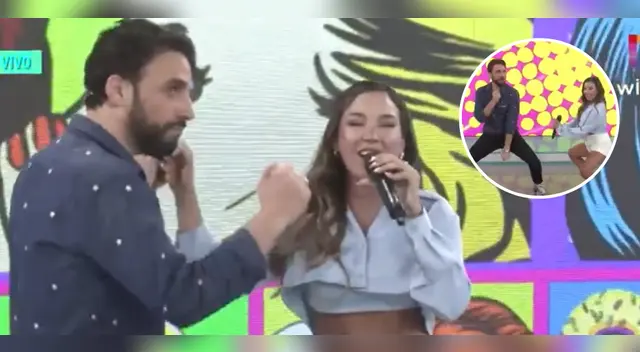 Alessandr Fuller llegó a AYF y bailó.