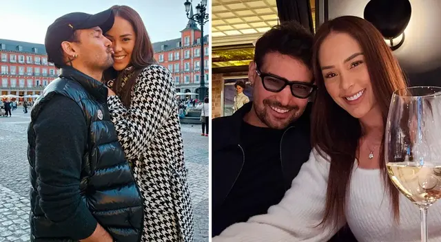 Karen Schwarz y Ezio Oliva disfrutan de su viaje por Europa.