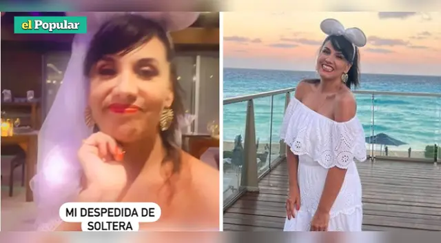 Patricia Portocarrero tiene su despedida de soltera en Cancún.