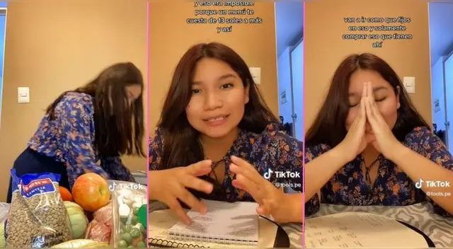Una mujer peruana comentó en TikTok cómo le hace para que 300 soles le alcance en la comida del mes. Una mujer peruana comentó en TikTok cómo le hace para que 300 soles le alcance en la comida del mes.