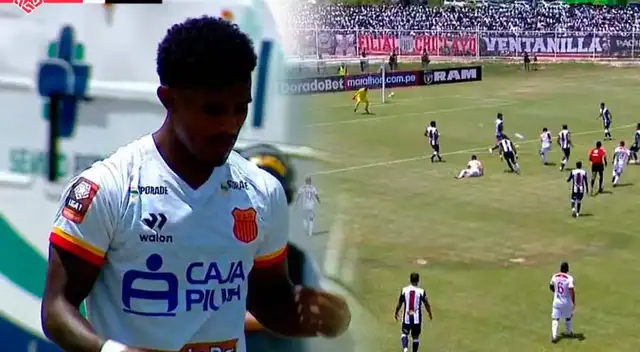 Oslimg Mora anotó un golazo a favor de Atlético Grau.